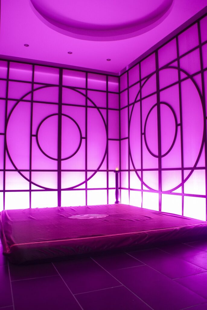 분당 정안마 massage, room, purple